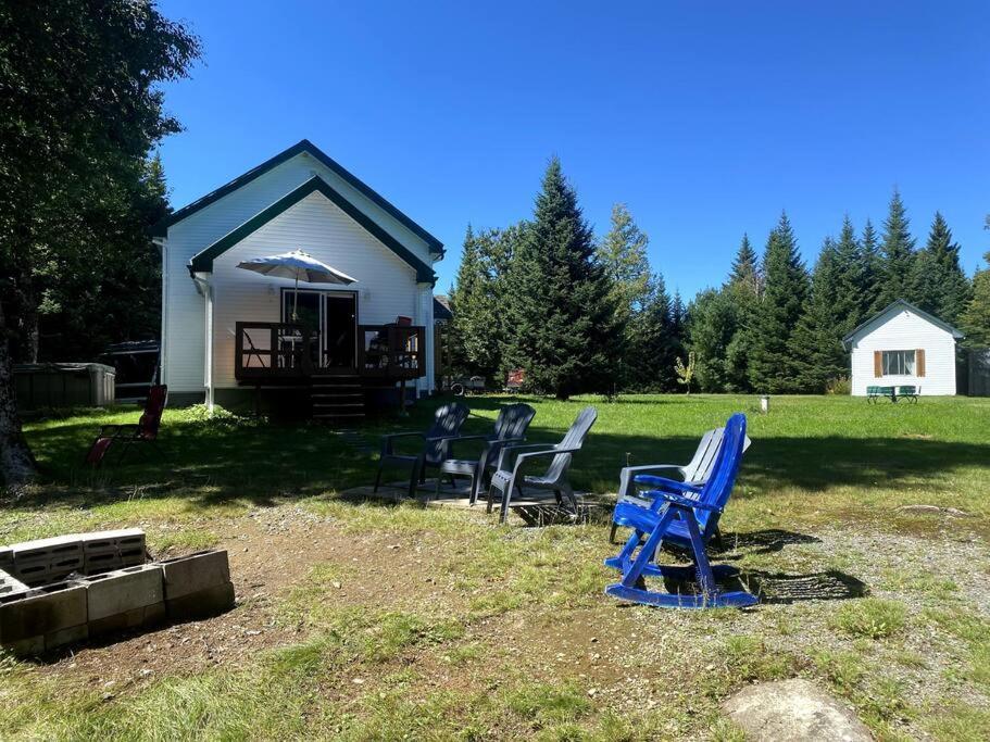 Le Jazz- Chalet Rustique/Chic Avec Spa Notre-Dame-Des-Bois Luaran gambar