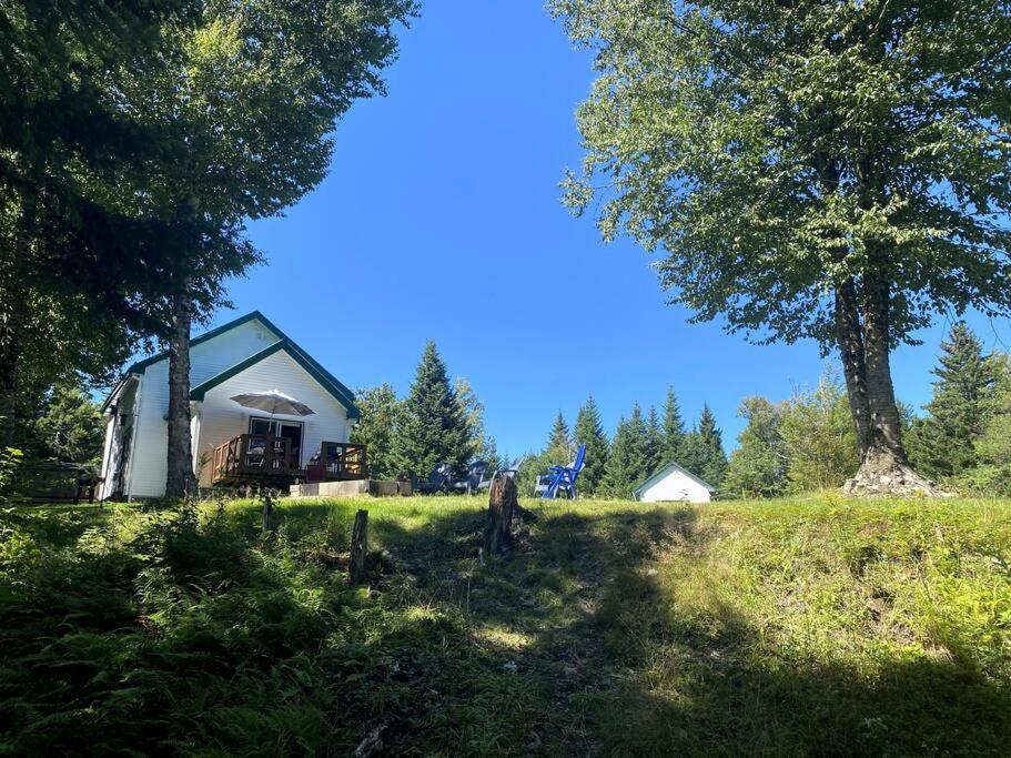 Le Jazz- Chalet Rustique/Chic Avec Spa Notre-Dame-Des-Bois Luaran gambar