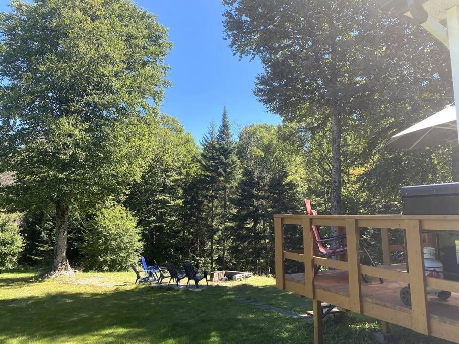 Le Jazz- Chalet Rustique/Chic Avec Spa Notre-Dame-Des-Bois Luaran gambar