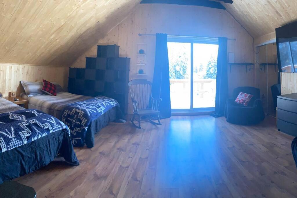 Le Jazz- Chalet Rustique/Chic Avec Spa Notre-Dame-Des-Bois Luaran gambar