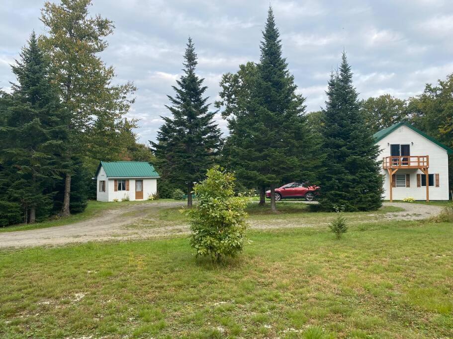 Le Jazz- Chalet Rustique/Chic Avec Spa Notre-Dame-Des-Bois Luaran gambar