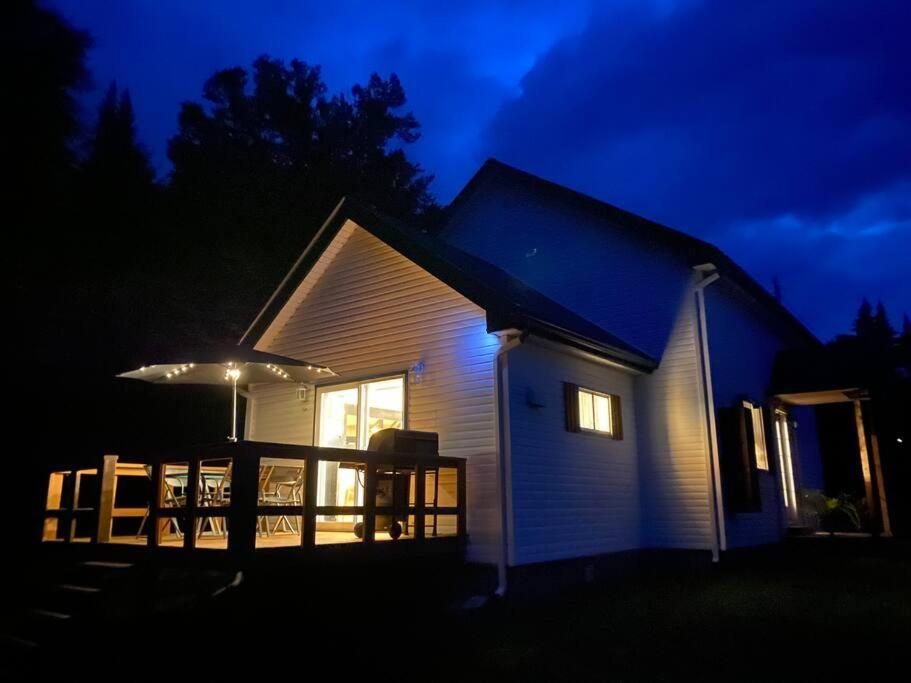 Le Jazz- Chalet Rustique/Chic Avec Spa Notre-Dame-Des-Bois Luaran gambar